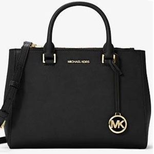 Michael Kors Sutton Medium Black Saffiano